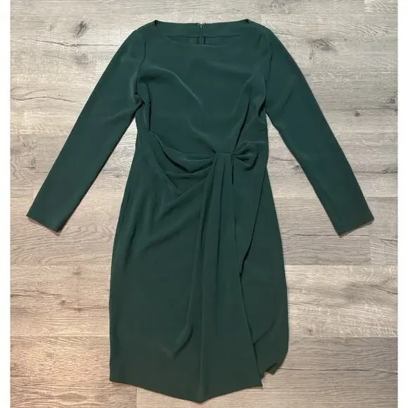 St. John | Dresses | St John Faux Wrap Jersey Dress Green 8 Fa 2 Long Sleeve Boat Neck | Poshmark St. John | Dresses | St John Faux Wrap Jersey Dress Green 8 Fa 2 Long Sleeve Boat Neck | Poshmark